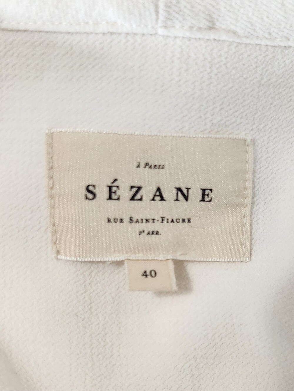 Sezane Abelia Blouse Ecru - Picture 9 of 12